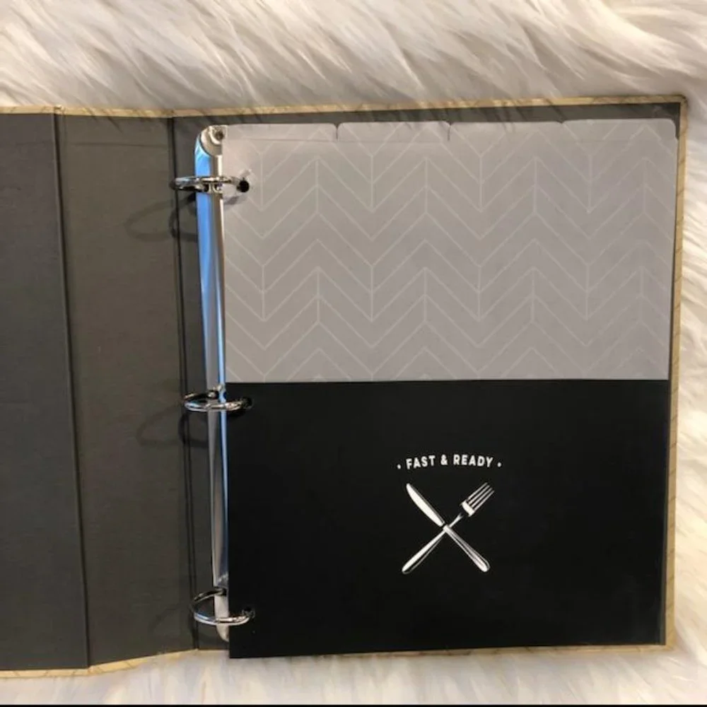 Take-Out Menu Organizer Binder